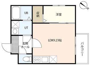 トラスティレジデンス地御前 東館【1階】の間取り