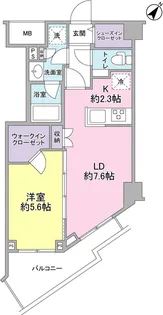 スタイリオ中延駅前【4階】の間取り