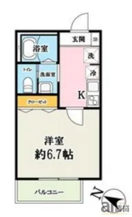 埼玉県所沢市大字久米【アパート】の間取り