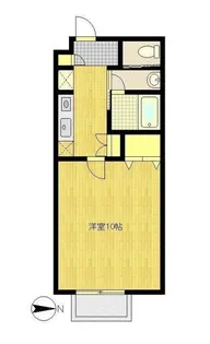1Kの間取り画像