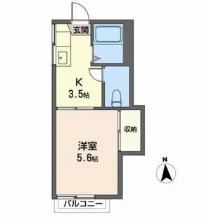メゾン北五番丁【2階】の間取り