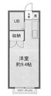 ヒルサイド向ヶ丘I【2階】の間取り