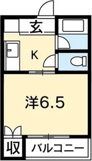 北條マンション【3階】の間取り
