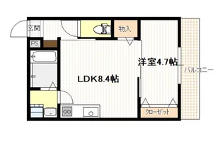宇品御幸五丁目新築【3階】の間取り