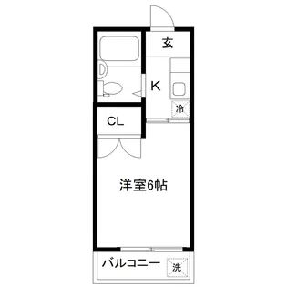 須川ハウス【3階】の間取り