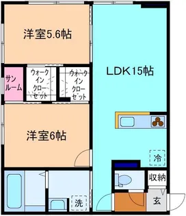 M&Y下冨居【1階】の間取り