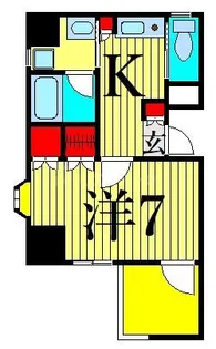 西川ビル【7階】の間取り