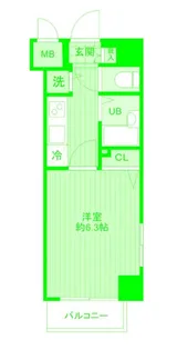 フェニックス伊勢佐木町【3階】の間取り