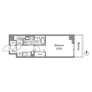 ルネサンスコート押上【2階】の間取り