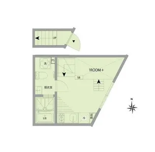 ササヅカアパートメント【2階】の間取り