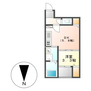 カーサルピナスティーアール【3階】の間取り