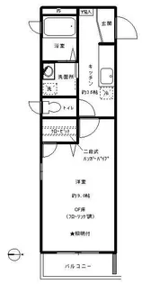 シャーメゾン吉野町【1階】の間取り