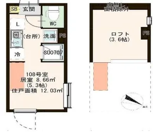 アーバンレジデンス杉並【1階】の間取り