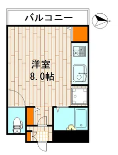 東京都目黒区中町1【マンション】の間取り