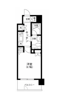 プライムアーバン田町【2階】の間取り