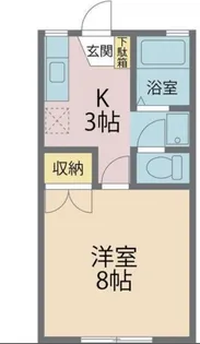 神奈川県相模原市緑区元橋本町【アパート】の間取り