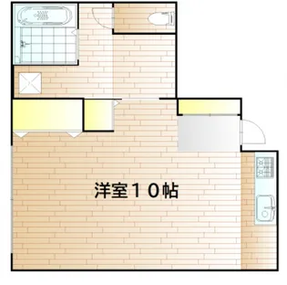 サンペイハイツ1【1階】の間取り
