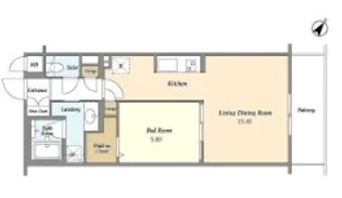 BLESS北新宿 ブレス北新宿【4階】の間取り