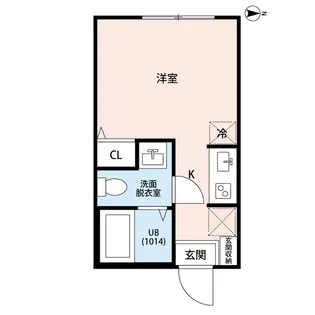 神奈川県横浜市神奈川区三ツ沢南町【アパート】の間取り