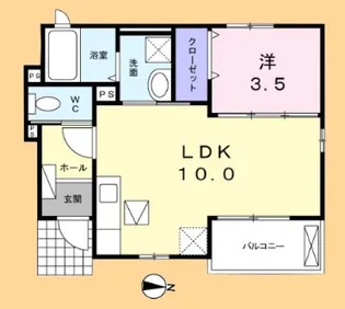 コルネット【1階】の間取り