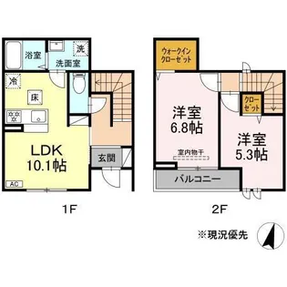 ラ・ぺジブルの間取り
