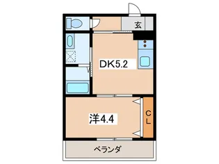 仮)黒部共同住宅新築工事【2階】の間取り