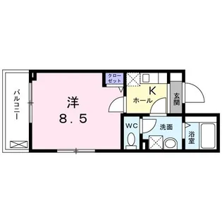 フォーシーズン西が丘【5階】の間取り
