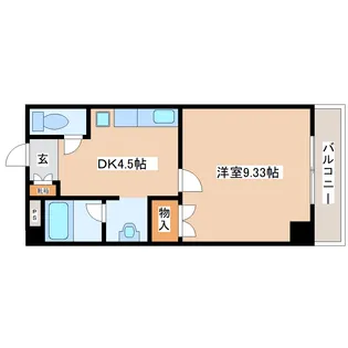 パセオ保春院【3階】の間取り