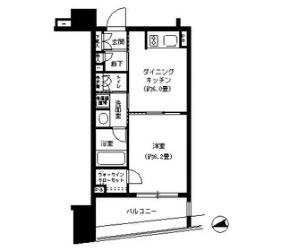 パークキューブ浅草田原町【3階】の間取り