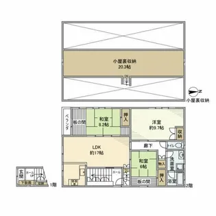 東京都台東区清川1【一戸建】の間取り