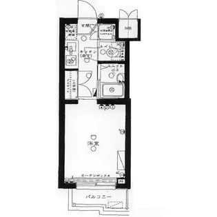 ルーブル白金高輪【2階】の間取り