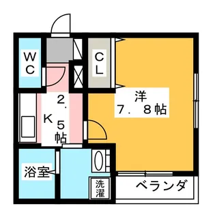 ヘーベルスズキ【2階】の間取り