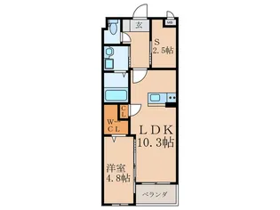 福岡県北九州市八幡西区友田1【マンション】の間取り