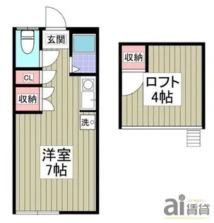 東京都小平市小川東町1【アパート】の間取り