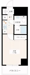 MAXIV一之江【8階】の間取り