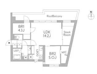 GranDuo千歳烏山【3階】の間取り