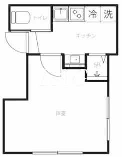 トラストワン後楽園【2階】の間取り
