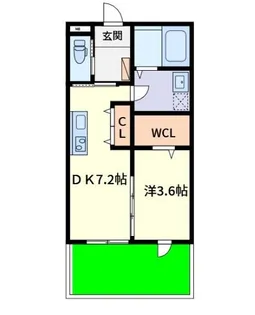 ビューノ・クレール【1階】の間取り