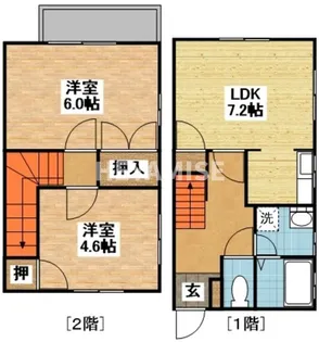 エスポワール尾上 C棟の間取り