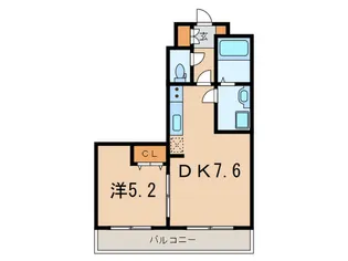 LEGALAND甲南山手【2階】の間取り
