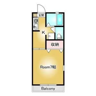 ディアス峰ヶ丘A【2階】の間取り