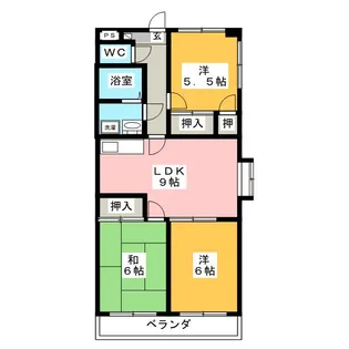 SHANGRILA【3階】の間取り