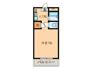 シェルブライト三番館【1階】の間取り