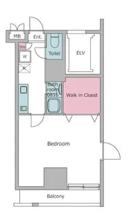 パークフラッツ西早稲田【5階】の間取り