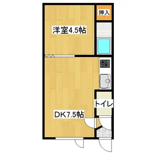 パークヴィレッジII【1階】の間取り
