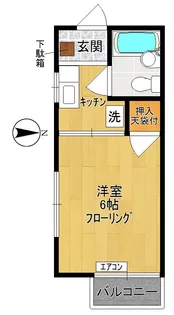 ブルーハイム【1階】の間取り