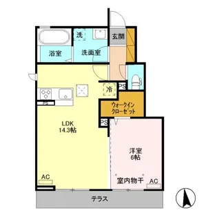 大和 I【1階】の間取り