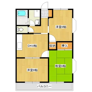 エスプワール【1階】の間取り