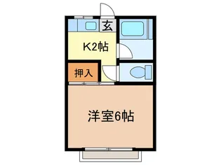 千春荘【1階】の間取り