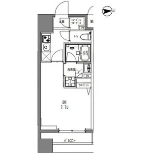 La Douceur秋葉原【5階】の間取り